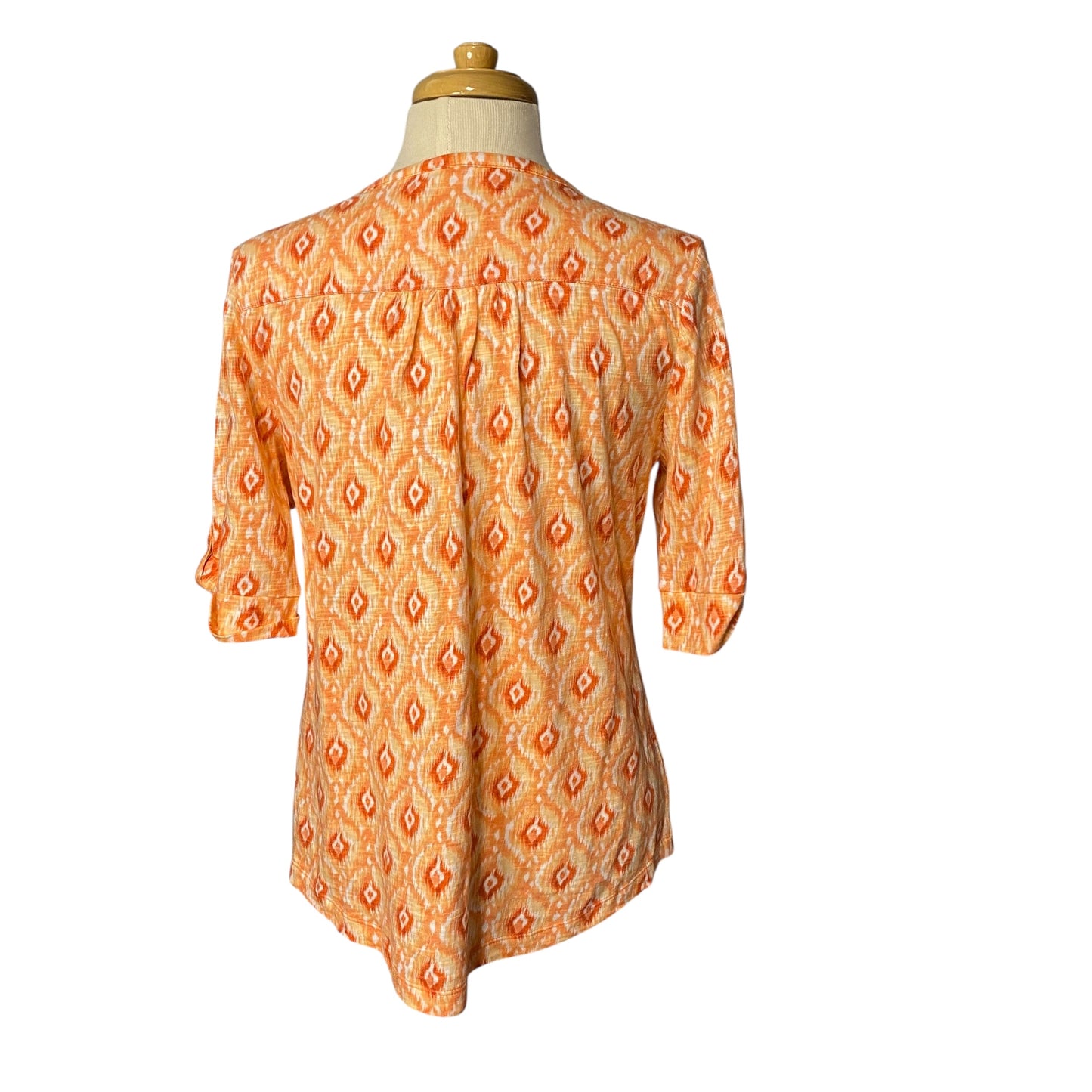(1097) orange chicos Ss Shirt nwt, size 1