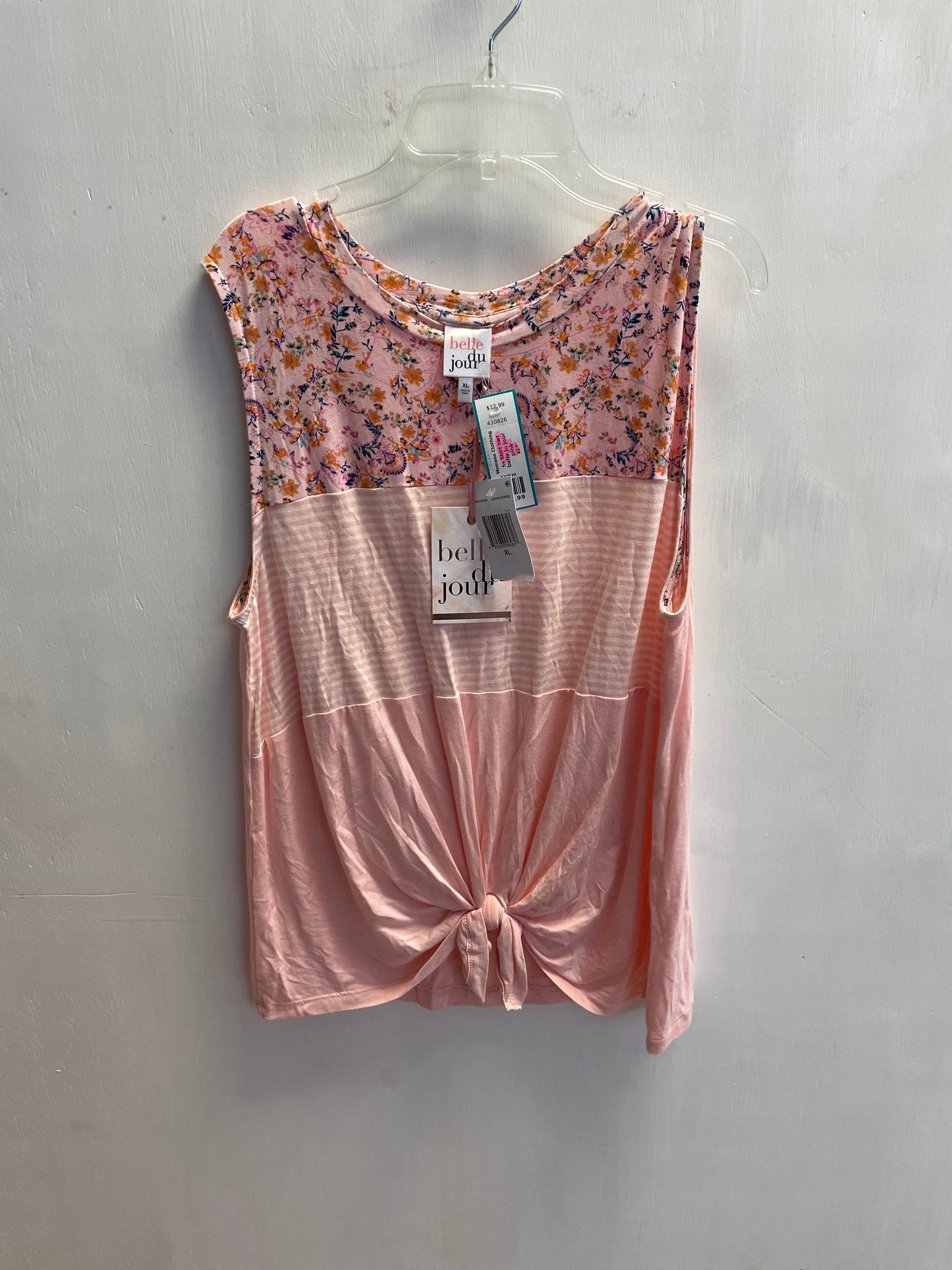 pink belle ju jour Ss Shirt nwt, xl *