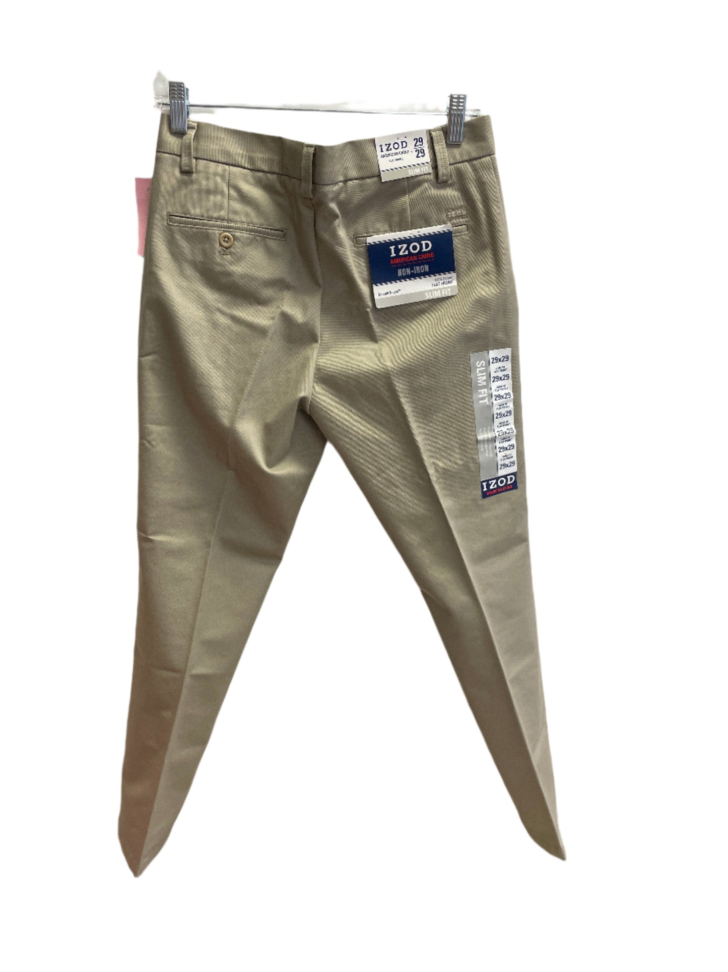 khaki Izod pants nwt, 29/29