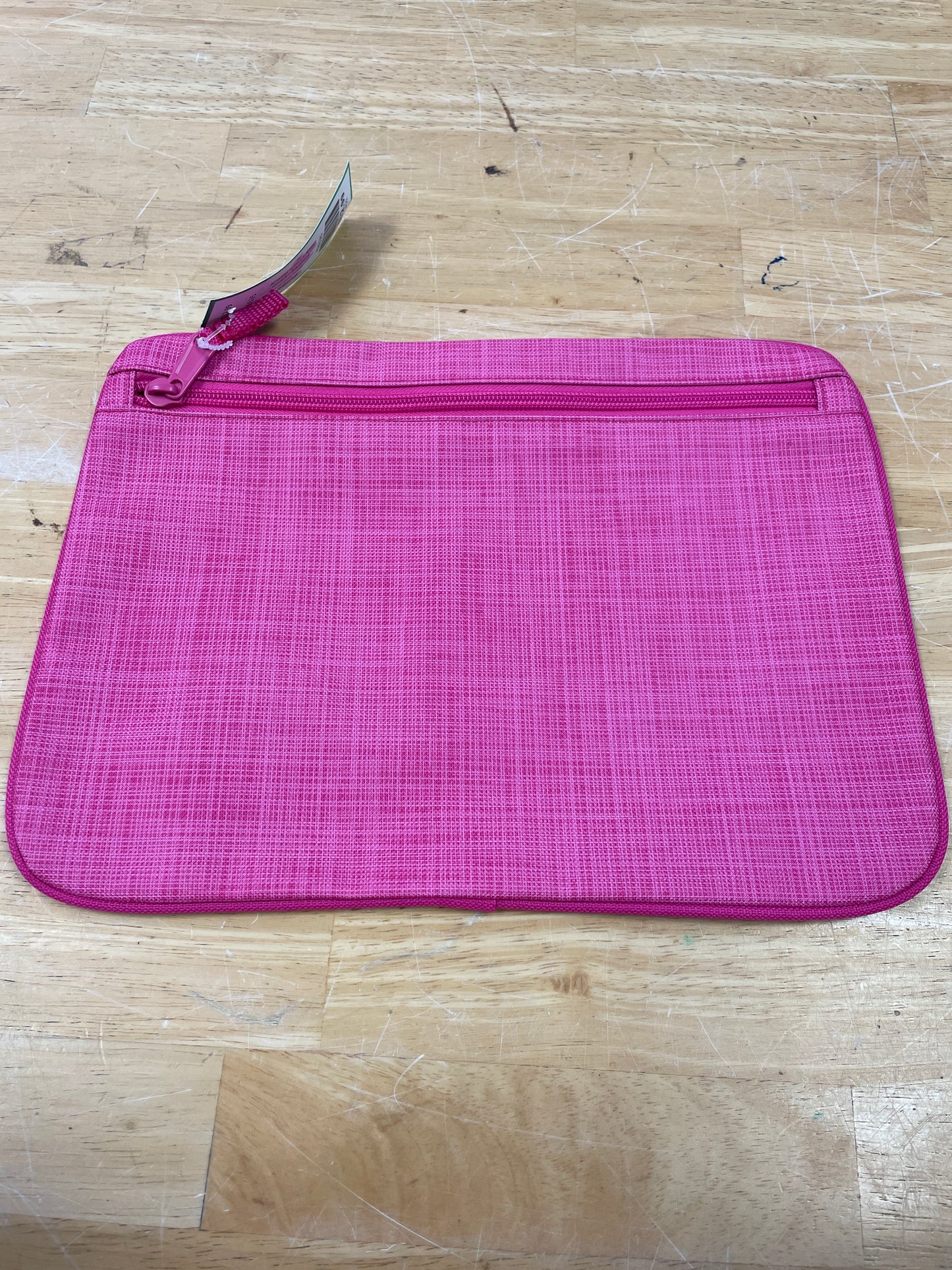 Pink Cross Hatch Thirty-One pocket a tote (NEW)