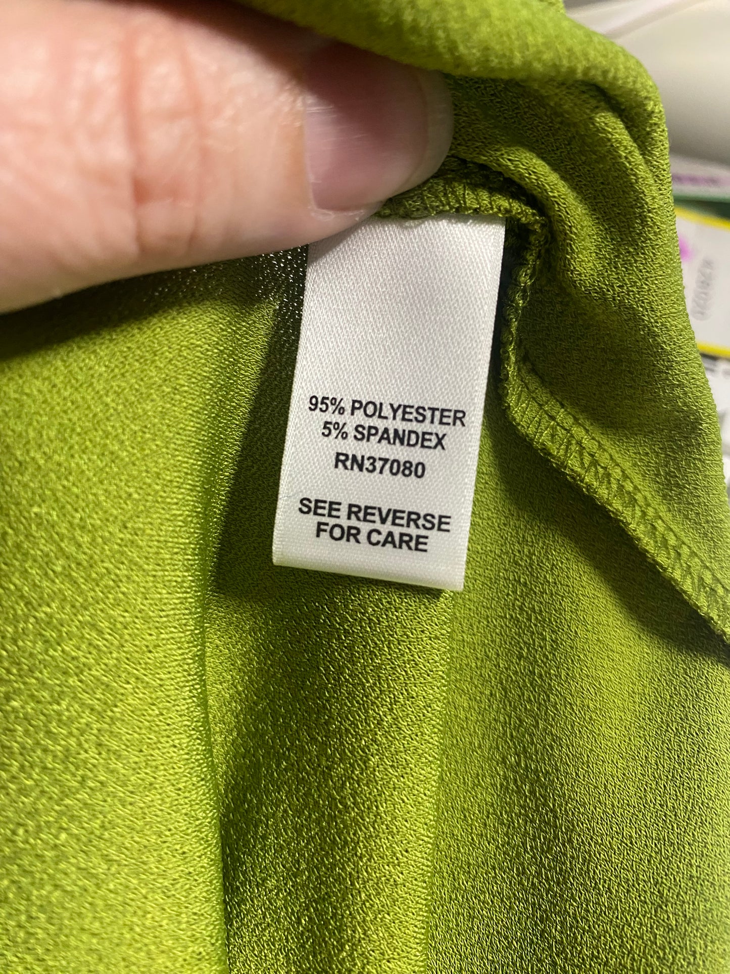 (1064) green Est. 1946 Ls Shirt, xs