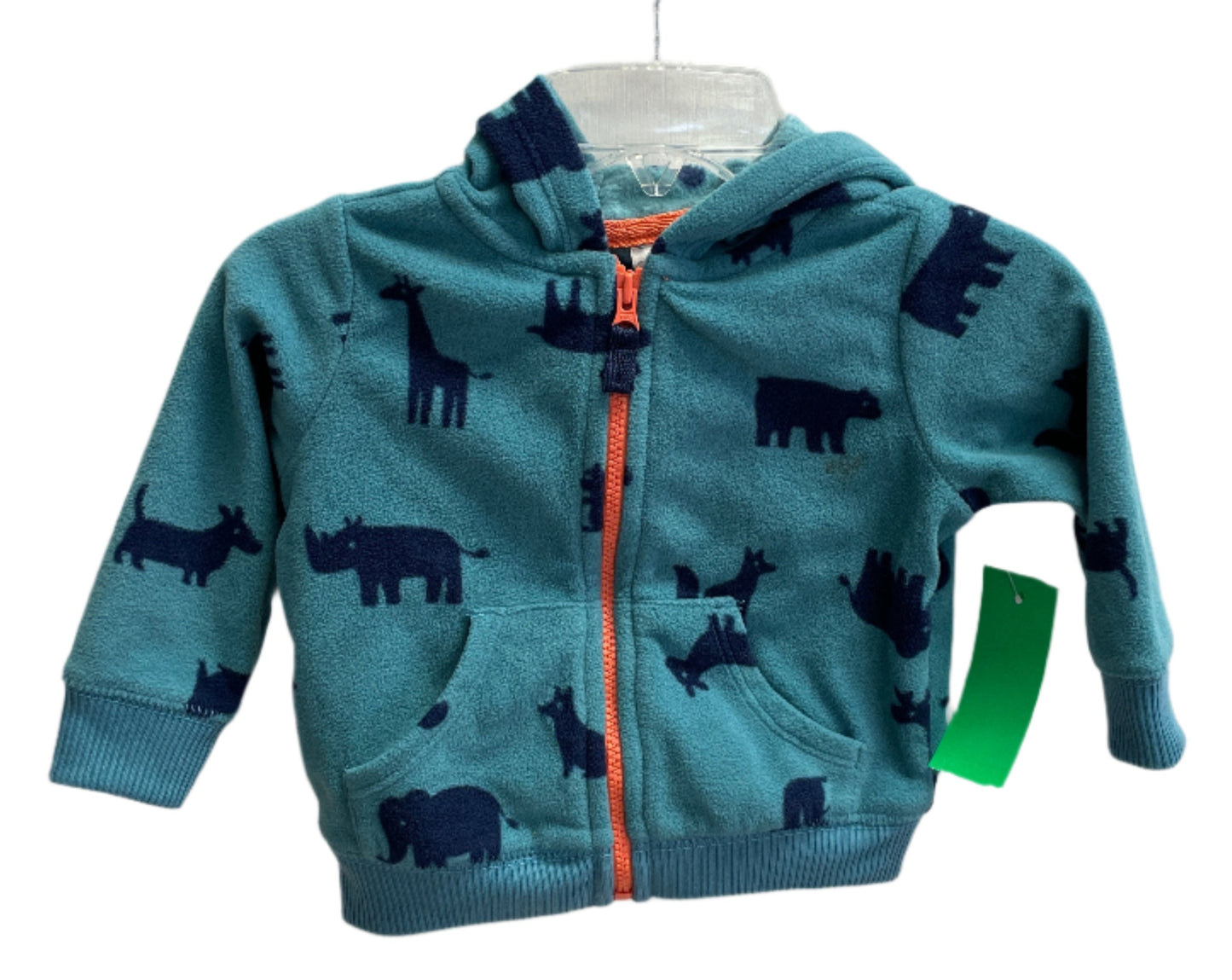 blue Carter's jacket, 6m