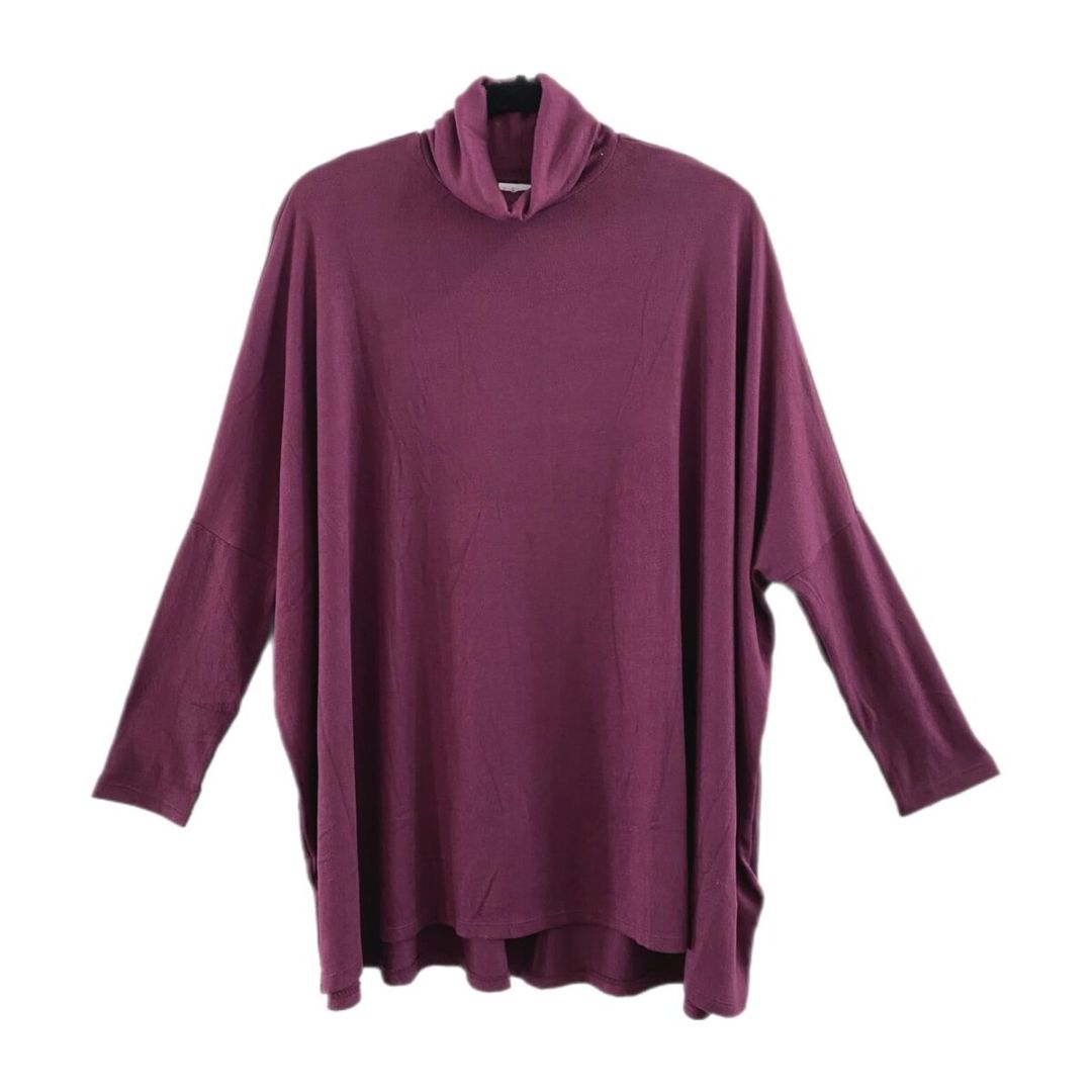 purple Lularoe Elsa Turtleneck, Medium