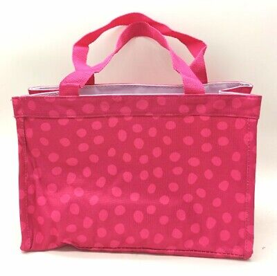 Pink Lotsa Dots Thirty-One One All in Organizer mini tote (NEW)