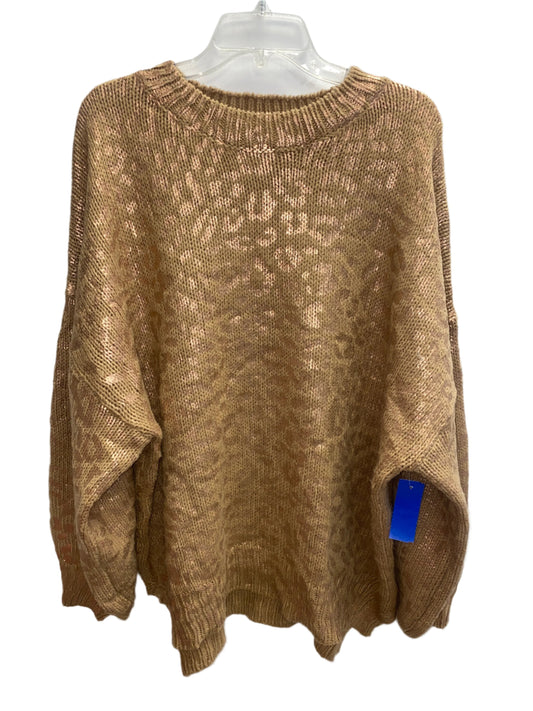 cheetah ANDTHEWHY Sweater, 2/3x