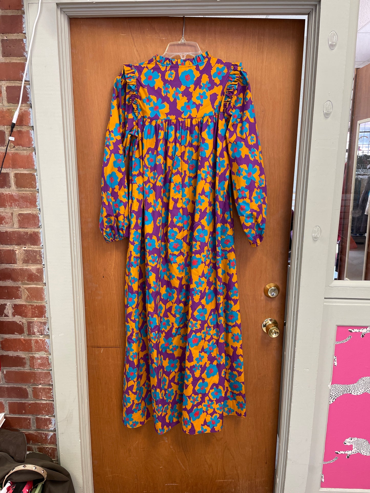 Multi Fantastic Fawn Dress Long Nwt, Small*