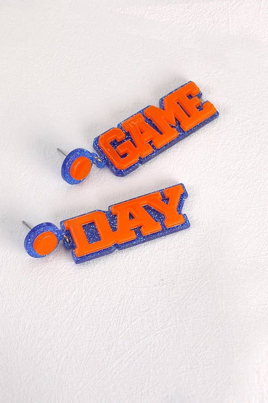 SPARKLING GLITTER  GAME DAY EARRINGS | 80E1946