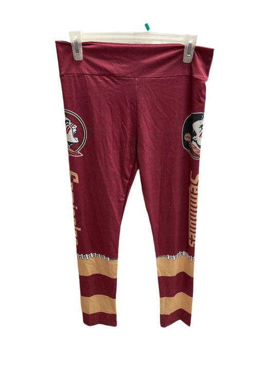 Burgundy washington redskins leggings, Medium