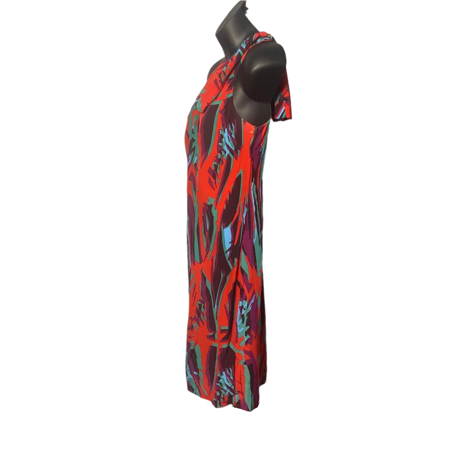 (1031) Red  Bcbg One Shoulder Dress Short
