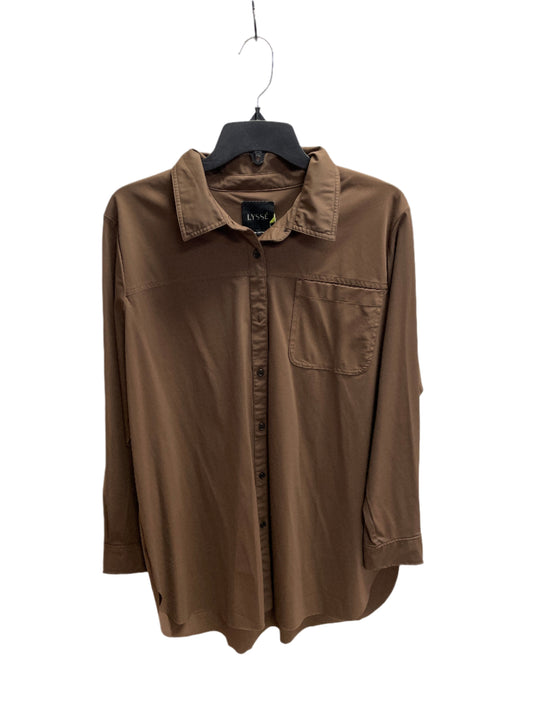 Brown Lysse Ls Shirt nwt, XL