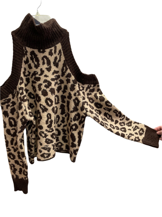 cheetah Blue B Sweater, M/L