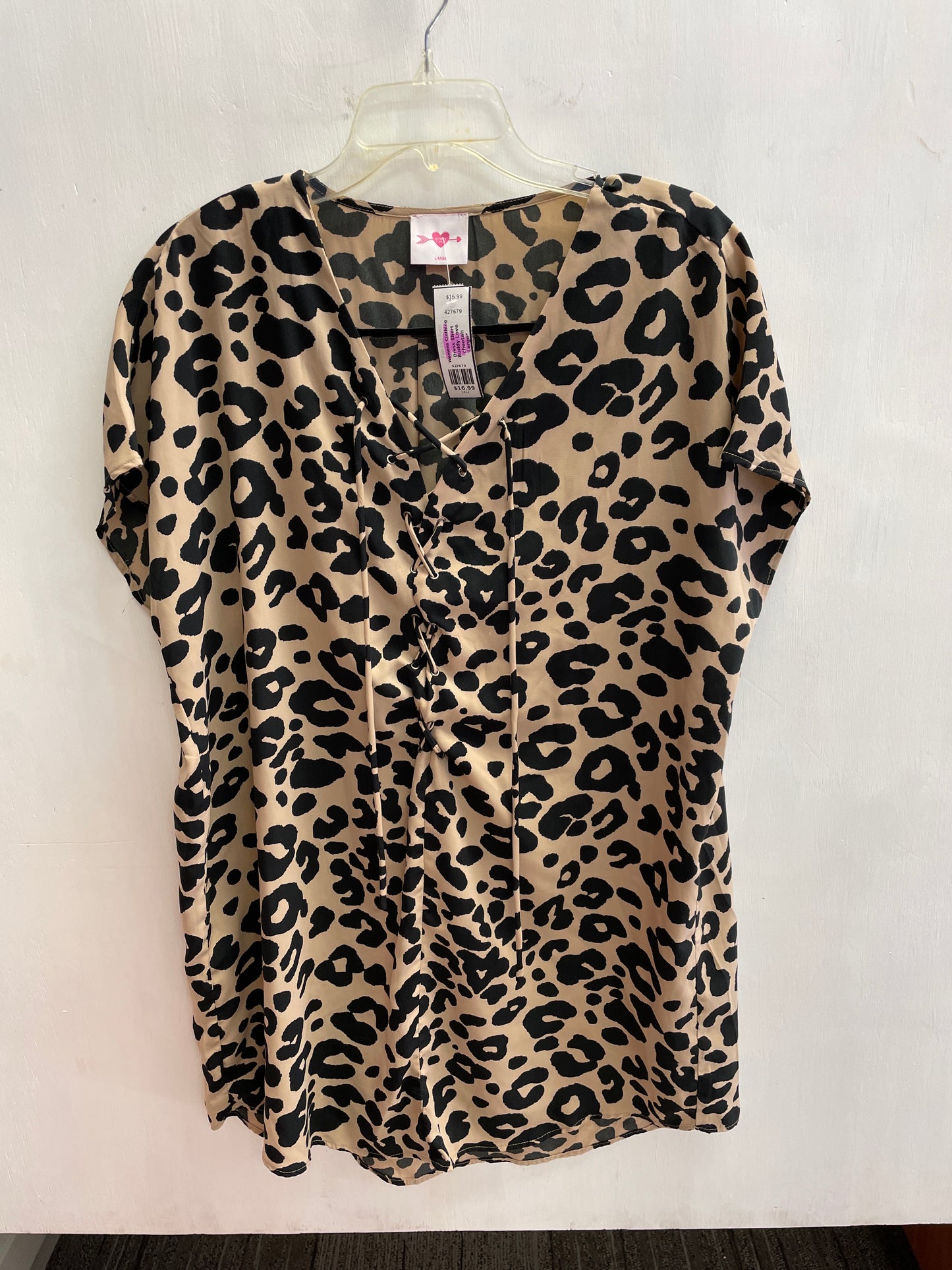 cheetah Buddy Love Dress Short, Large*