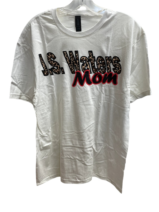 White cheetah  JS Waters MOM ss shirt, Large