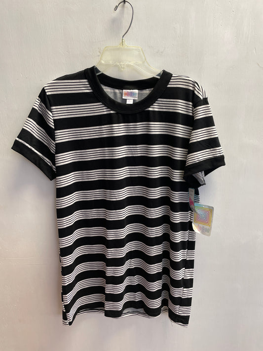 b&w Lularoe Ss Shirt Nwt, Large *