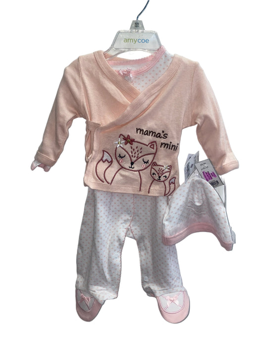 Girls pink Koala Baby 3 pc set nwt, 0-3m