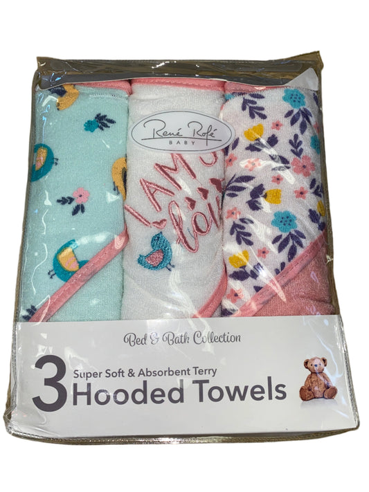 Multi Rene Rofe 3 pc Bath Towels NIP