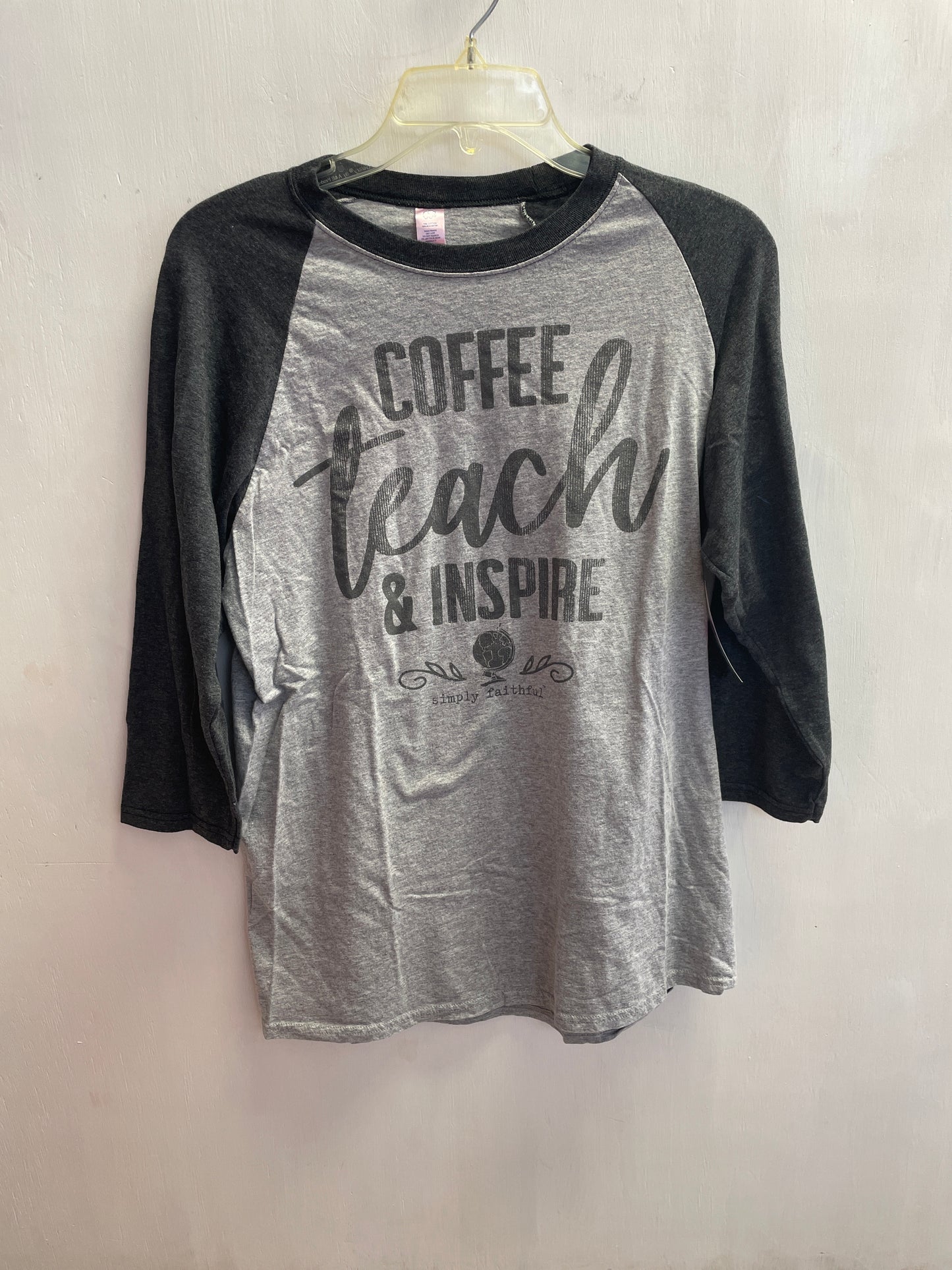 gray teach Ls Shirt, Medium *