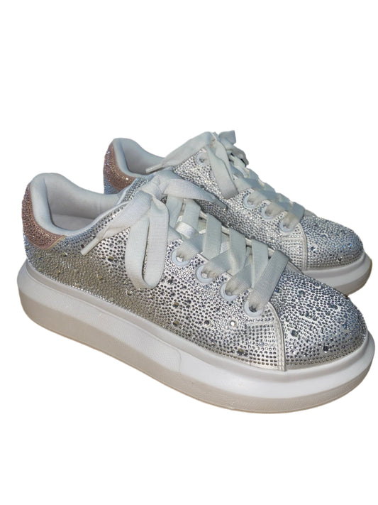 INC Rhinestone Sneakers , 8.5, EUC