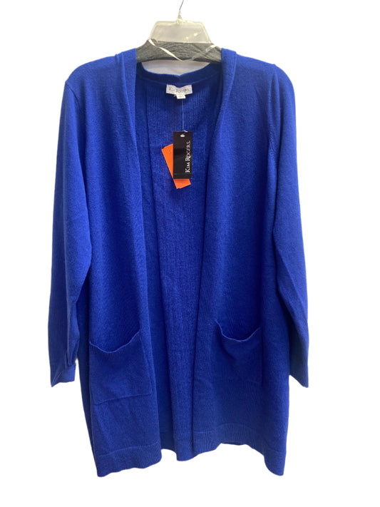 Blue Kim Rogers Sweater Nwt, Large