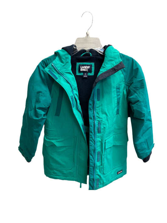 Kids Green Land's End Coat Heavy, 7/8