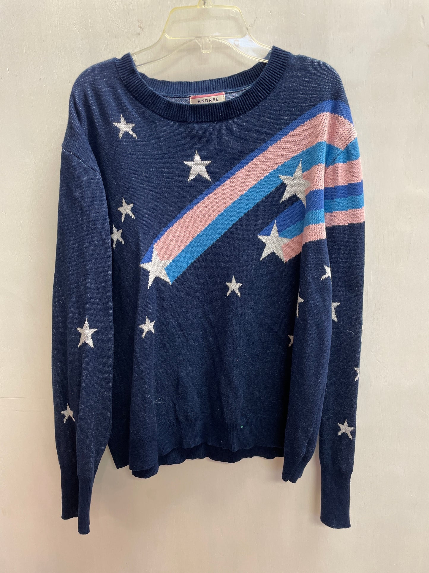 Anthropologie Andree By Unit Shooting Stars Cozy Cotton Sweater Size: L