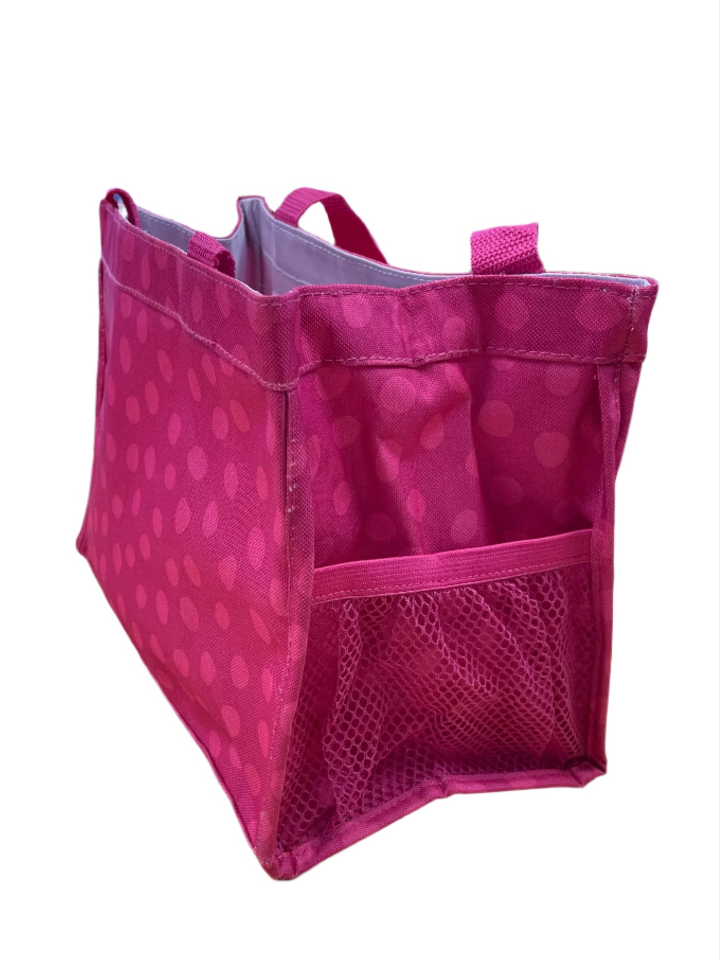 Pink Lotsa Dots Thirty-One One All in Organizer mini tote (NEW)