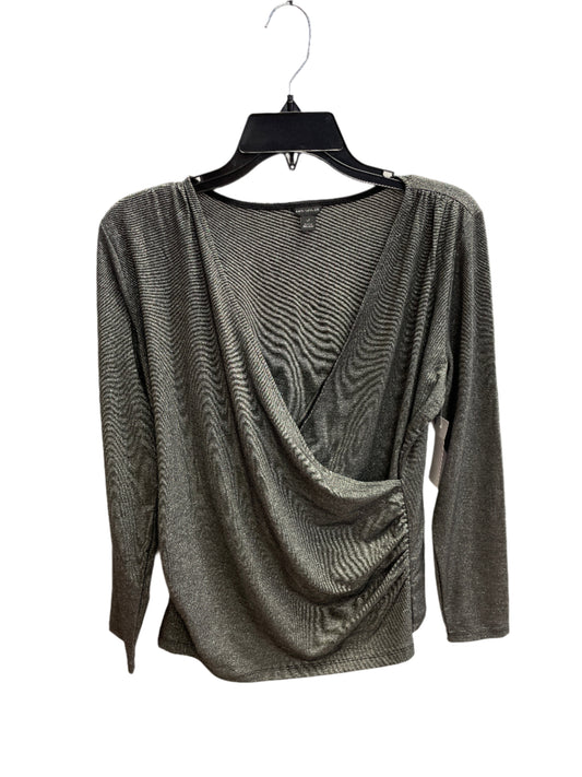 silver Ann Taylor Loft Ls Shirt, LP