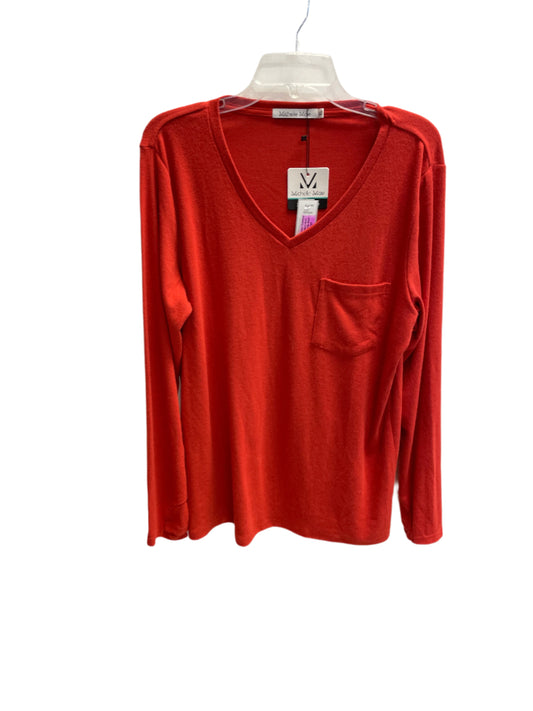 orange Michelle Mae Ls Shirt Nwt, XL