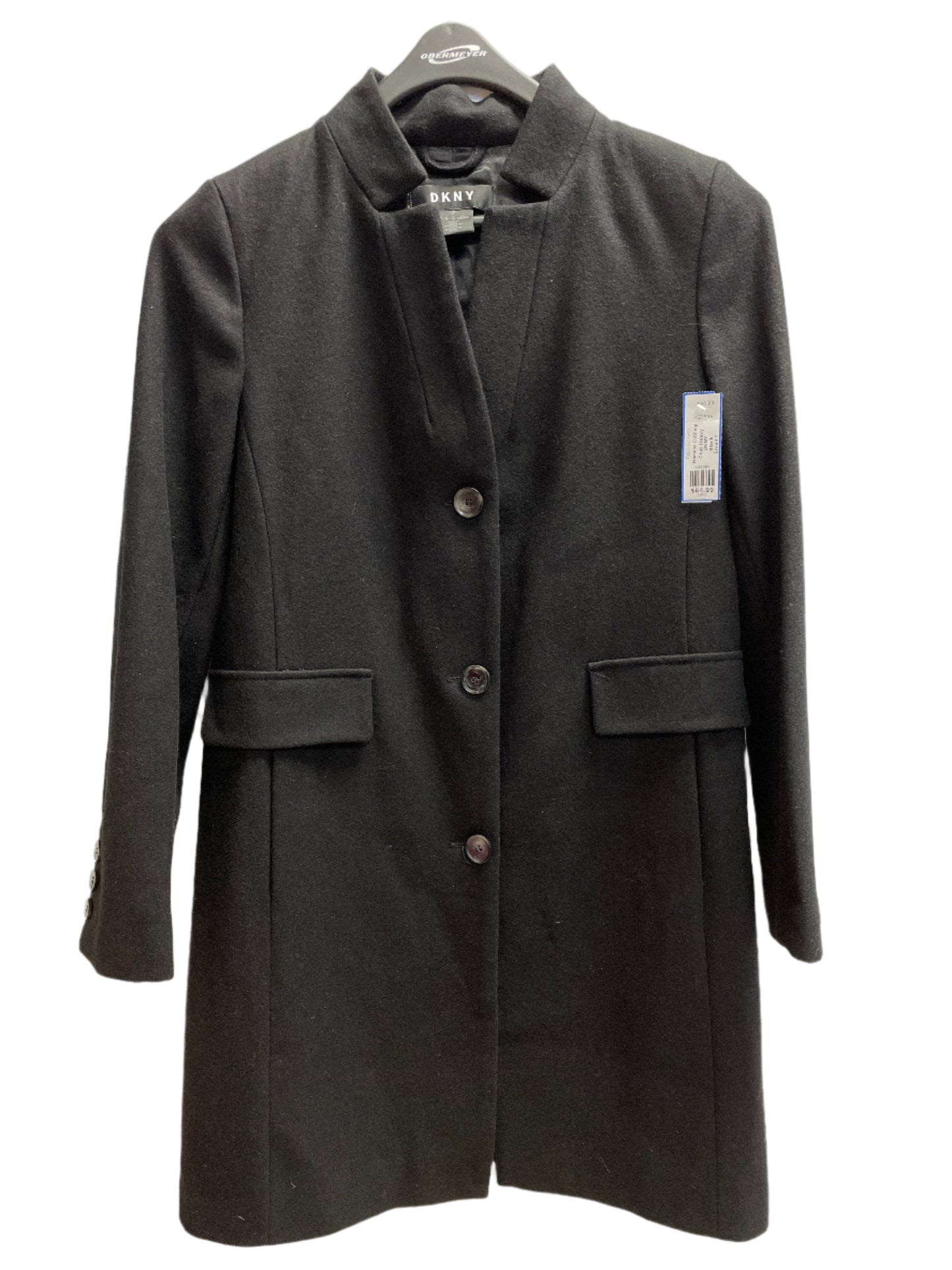 Black DKNY Coat Heavy, Small