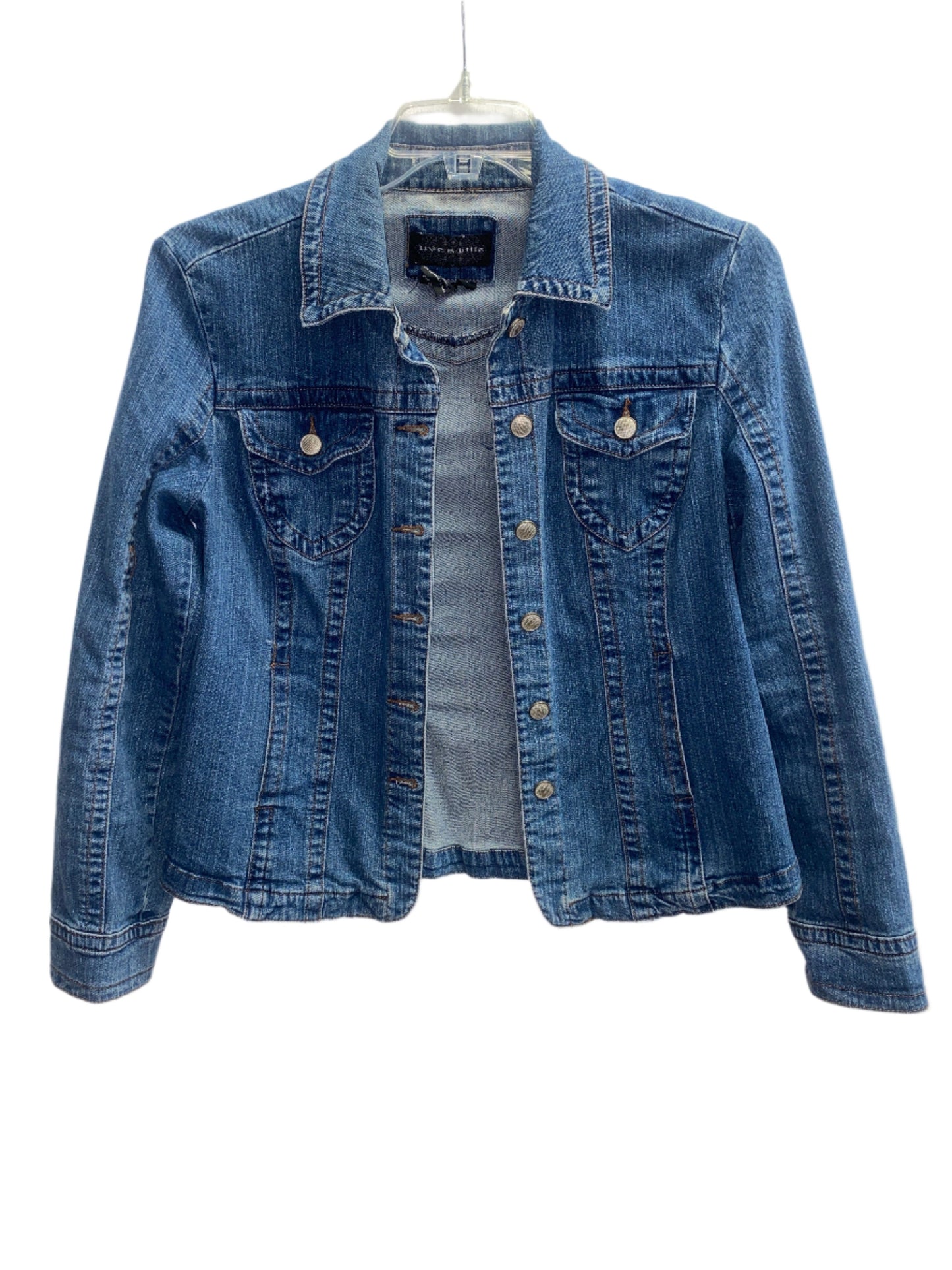 Blue Live a Little Denim Jacket, Large