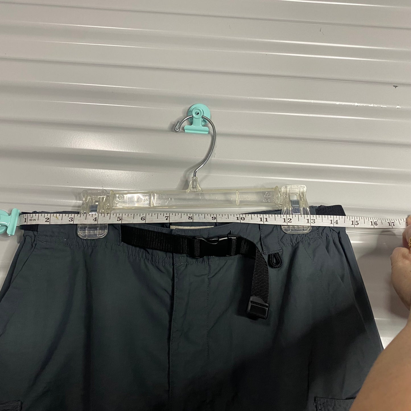 (1001) Women's REI Gray  UPF 50+ Shorts, size 8