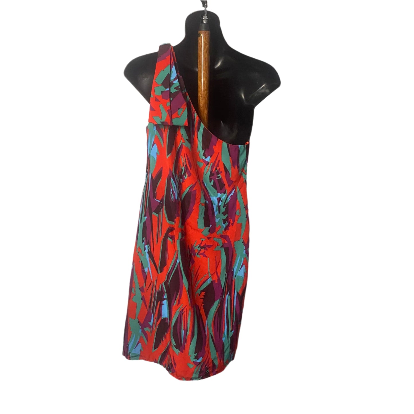 (1031) Red  Bcbg One Shoulder Dress Short