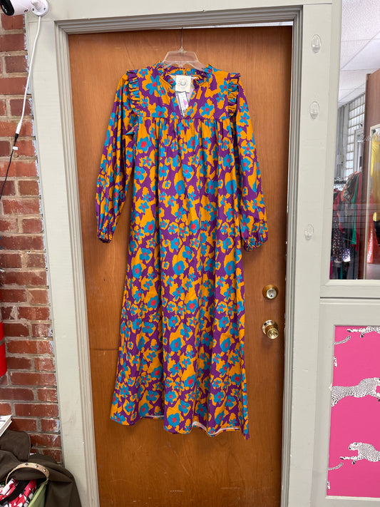 Multi Fantastic Fawn Dress Long Nwt, Small*