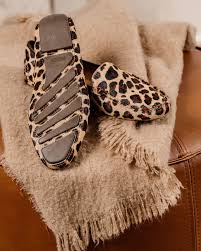 Patricia Green - Jillian Driving Moccasin in Leopard Haircalf